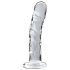 Icicles No. 62 - stakleni dildo s penis dizajnom (prozirno)
