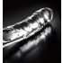 Icicles No. 62 - stakleni dildo s penis dizajnom (prozirno)