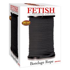 Fetish Bondage uže - 60m (crno)