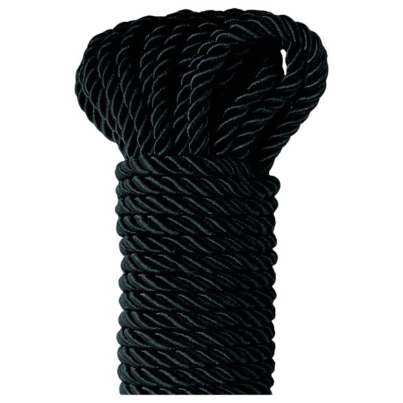 Fetiš Svilenkasto Uže - Shibari Uže - 10 m (crno)