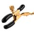 Pipedream Fetish Fantasy Gold - kopče za bradavice (zlatne)