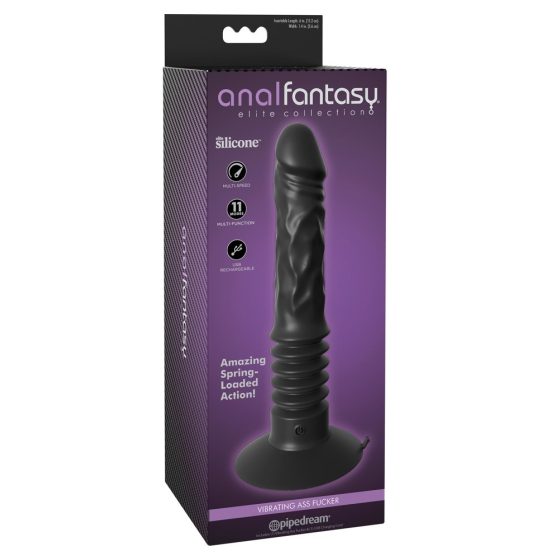 Analfantasy Ass Fucker - bežični analni vibrator (crni)