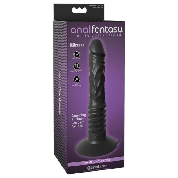 Analfantasy Stražnji Vibrator - punjivi analni vibrator (crni)