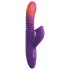 Fantasy For Her – 3u1 potiskivač vibrator s funkcijom grijanja (ljubičasti)