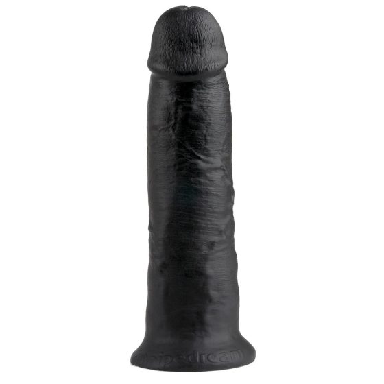 King Cock 10 - veliki dildo (25 cm) - crni