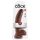King Cock 9 - veliki dildo sa vakuumskom čašicom i testisima (23 cm) - smeđi