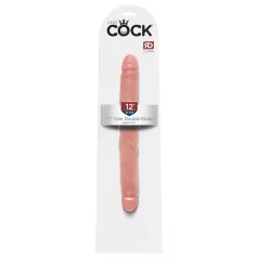 King Cock - realistični dupla dildo - 31 cm - natur