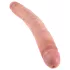 King Cock - realistični dupla dildo - 31 cm - natur