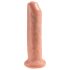 King Cock 7 - realističan dildo (18 cm) - prirodna boja