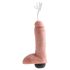 Kraljevski Cock 8 - realistični dildo s prskanjem (20cm) - prirodan