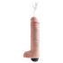 King Cock 10 - realistično špricajuće dildo (25 cm) - prirodno