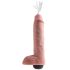 King Cock 11 - realistični dildoi s funkcijom prskanja (28 cm) - prirodno