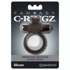   Pipedream Fantasy C-Ringz - vibracijski erekcijski prsten - crni