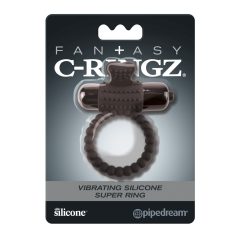   Pipedrem Fantasy C-Ringz - vibrirajući prsten za penis (crni)
