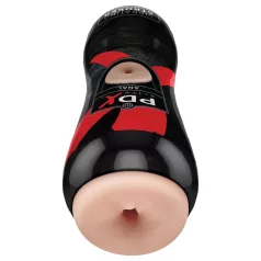 PDX Elite - vibrirajući masturbator za anus (prirodne boje)