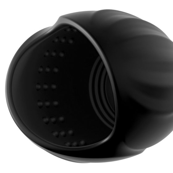 Control Cock Teaser - vodootporan, na baterije, vibrator za glavić (crni)