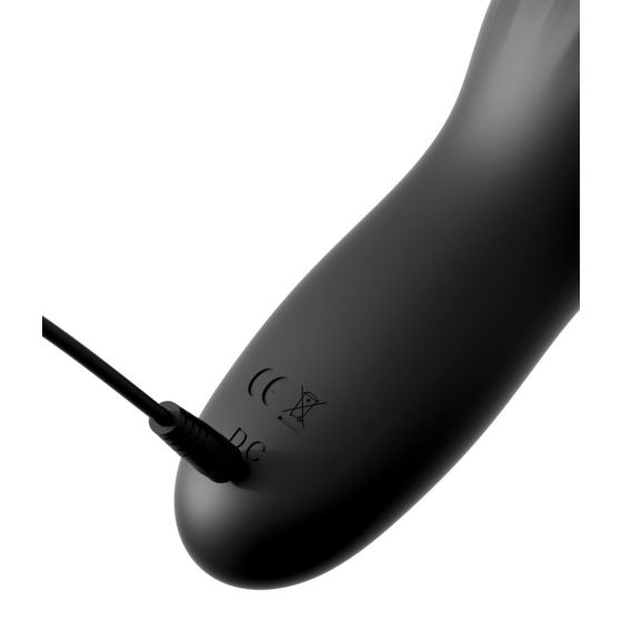Control Cock Teaser - vodootporan, na baterije, vibrator za glavić (crni)