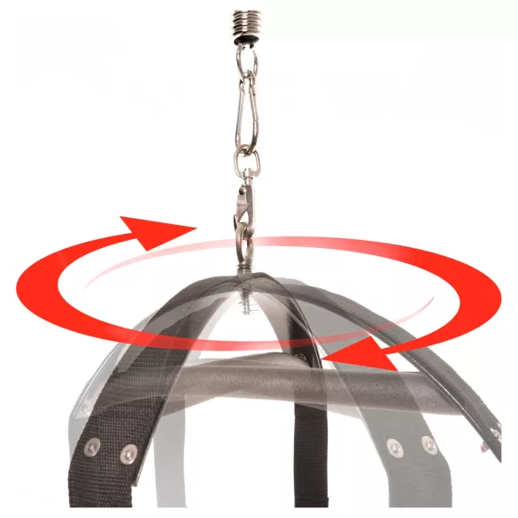 Fetish Fantasy - swinger seks ljuljačka 360° rotacija - crna