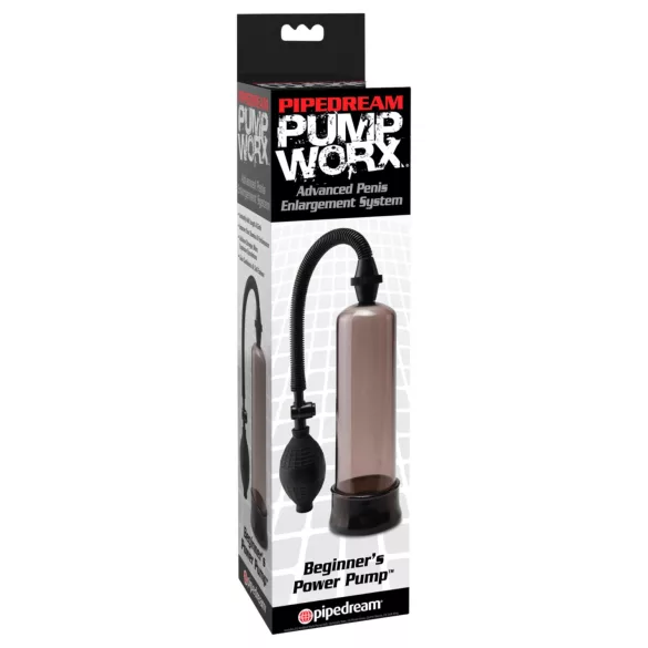 Pump Worx - penis pumpa za početnike - crna
