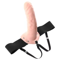Fetish Fantasy - strap-on šuplji dildo - natur boja