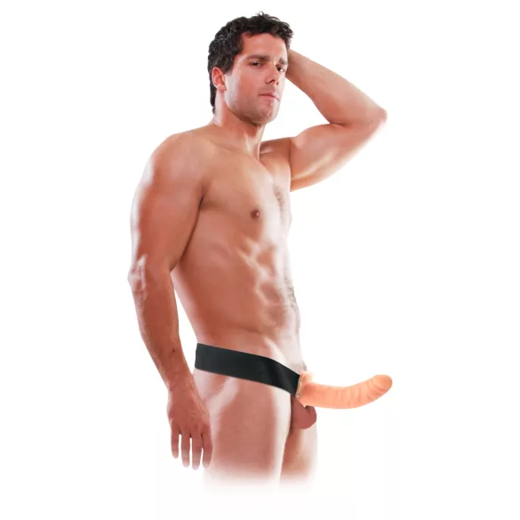 Fetish Fantasy - strap-on šuplji dildo - natur boja