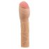 X-TENSION Perfect 2 - realistični penis rukav (20,3cm) - prirodne boje