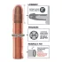 Pipedream - X-TENSION Perfect 3 - realistična navlaka za penis (22,8 cm, natur)