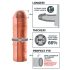 X-TENSION Mega 1 - realistični penis rukav (17,7 cm) - prirodno