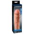 X-TENSION Mega 2 - realistična penis navlaka (20,3 cm) - prirodna boja