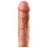 X-TENSION Mega 2 - realistična penis navlaka (20,3 cm) - prirodna boja