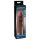 X-TENSION Mega 2 - realistični penis produžetak (20,3cm) - tamna prirodna boja