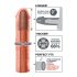 X-TENSION Mega 3 - realistični penis nastavak (22,8 cm) - prirodna boja
