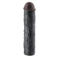   X-TENSION Mega 3 - realistična ovojnica za penis (22,8 cm) - crna