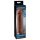 X-TENSION Perfect 2 - prstenasta navlaka za penis (19 cm) - tamna prirodna boja