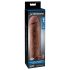 X-TENSION Perfect 2 - prstenasta navlaka za penis (19 cm) - tamna prirodna boja