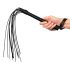Fetish Fantasy Deluxe Cat-O-Nine - bič (65 cm) - crni