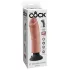 King Cock - realistični savitljivi vibrator 25 cm