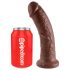 King Cock 20 cm smeđa dildo