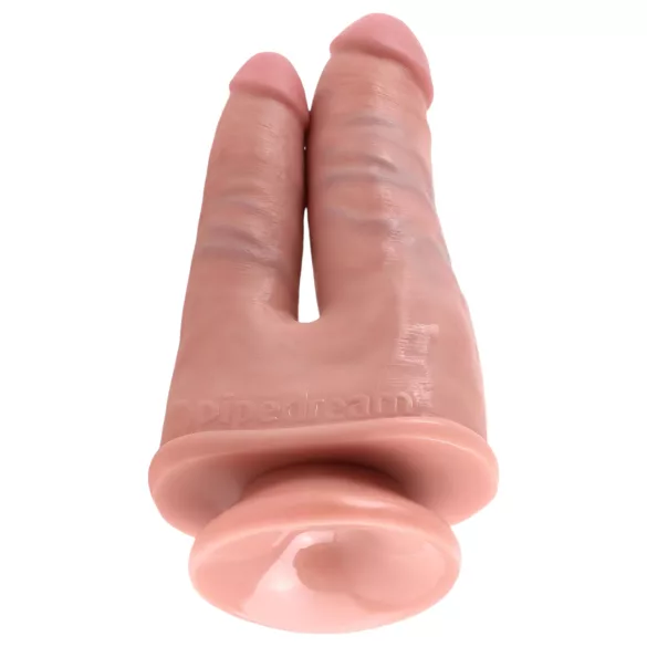 King Cock Double Penetrator - realističan dvostruki dildo - natur