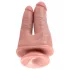 King Cock Double Penetrator - realističan dvostruki dildo - natur