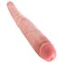 King Cock 16 Tapered - realistični dvostruki dildo (41 cm) - prirodna boja