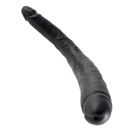 King Cock 16 Tapered - realistični dupli dildo (41 cm) - crni