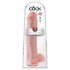 King Cock 15 - dildo s testisima i vakumskim postoljem (38 cm) - prirodni