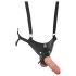 King Cock Strap-on 10 - šuplji remenski dildo 25 cm