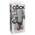 King Cock Strap-on 10 - šuplji remenski dildo 25 cm