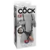 King Cock Strap-on 10 - šuplji strap-on dildo 25 cm