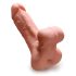 PDX Reach Around - 2u1 umjetna stražnjica i penis rukav (naturalan)