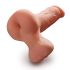PDX Reach Around - 2u1 umjetna stražnjica i penis rukav (naturalan)