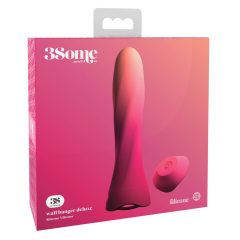   3Some wall banger deluxe - bežični, radio stick vibrator (roza)