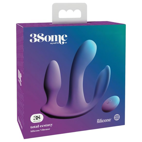 3Some totalni užitak - bežični trostruki vibrator (ljubičasti)